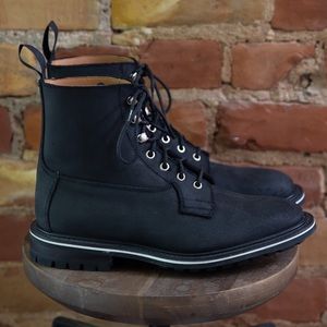 Tricker’s Black Waxy Commander Derby Boot